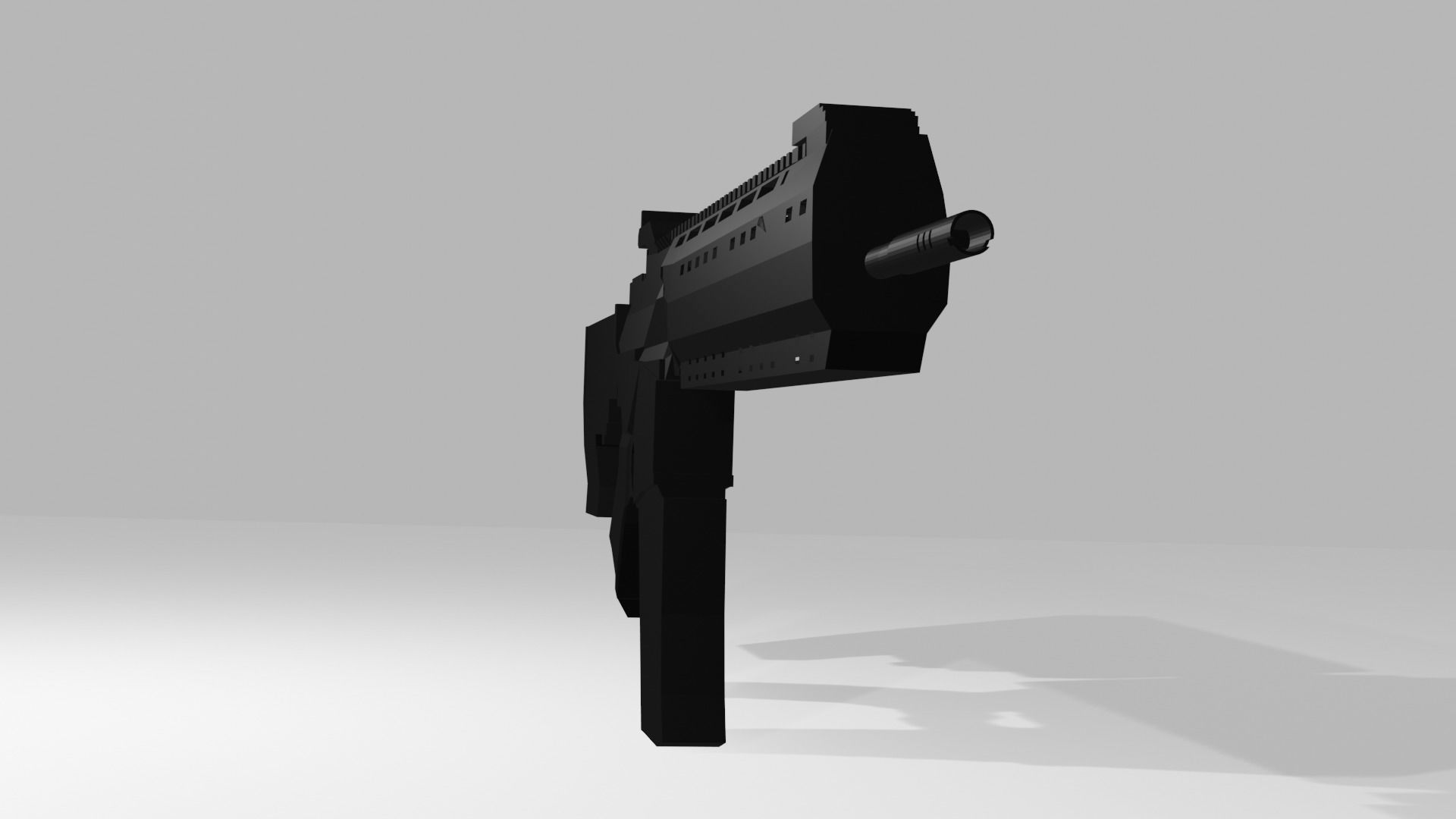 CM619 Model in Black tactical wargaming Low-poly 3D model_1