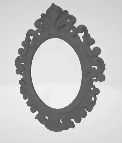 Frame ornate mirror