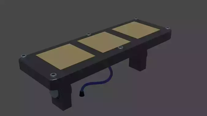 FOCUS 3 SQUARE LED 3D model