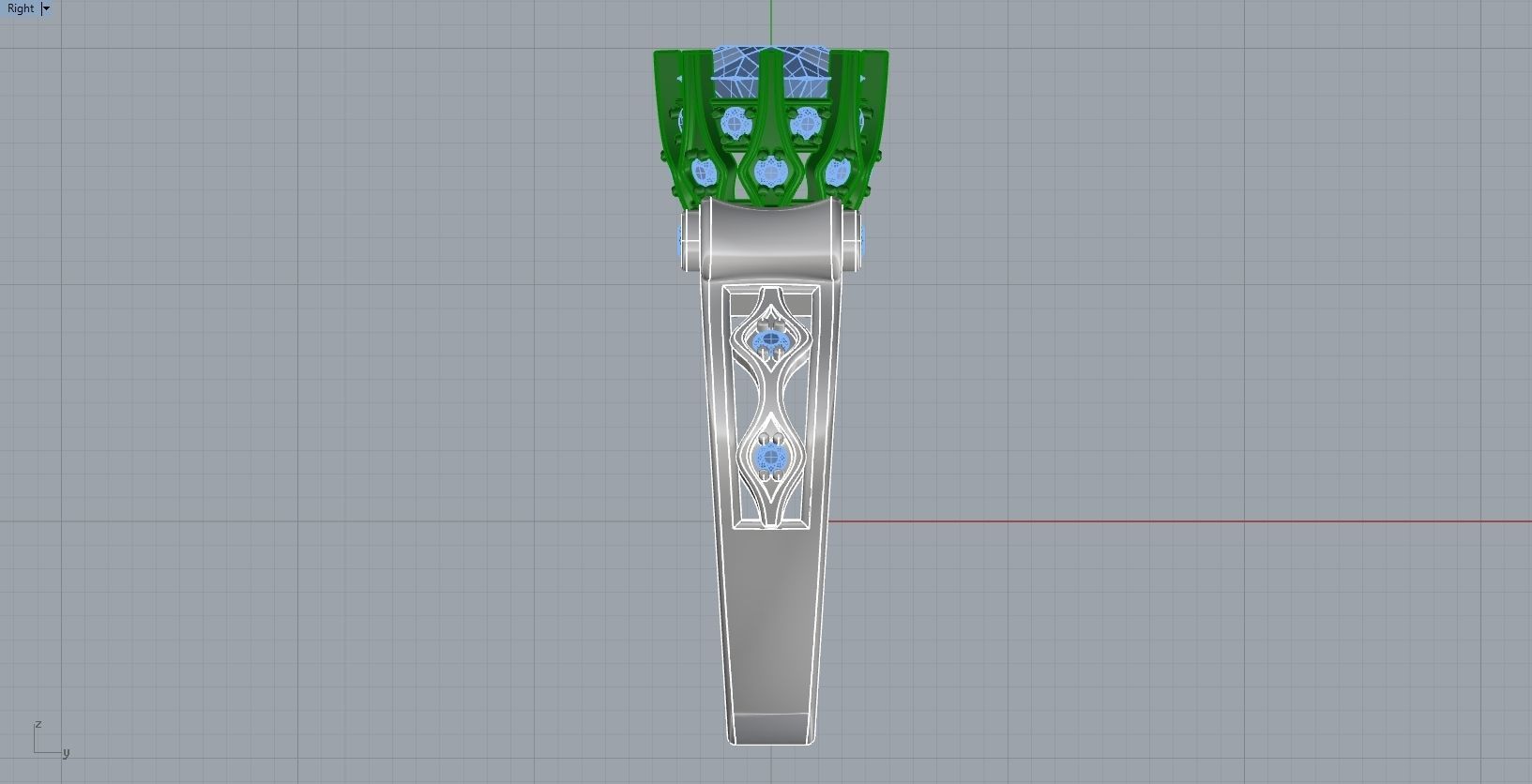 Engagement Luxury Ring With Diamonds 3D Print Model 3D print model_11