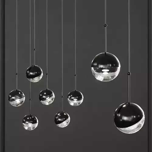 Seed Design Dora Single Pendant Black