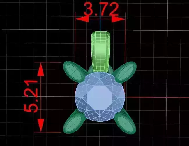 Pendant oval diamond