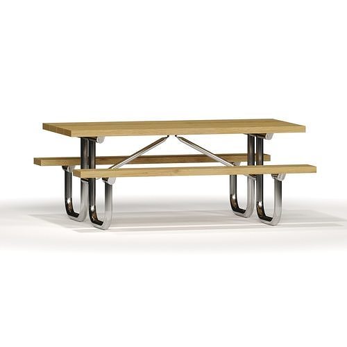 Picnic Outdoor Table 3D model