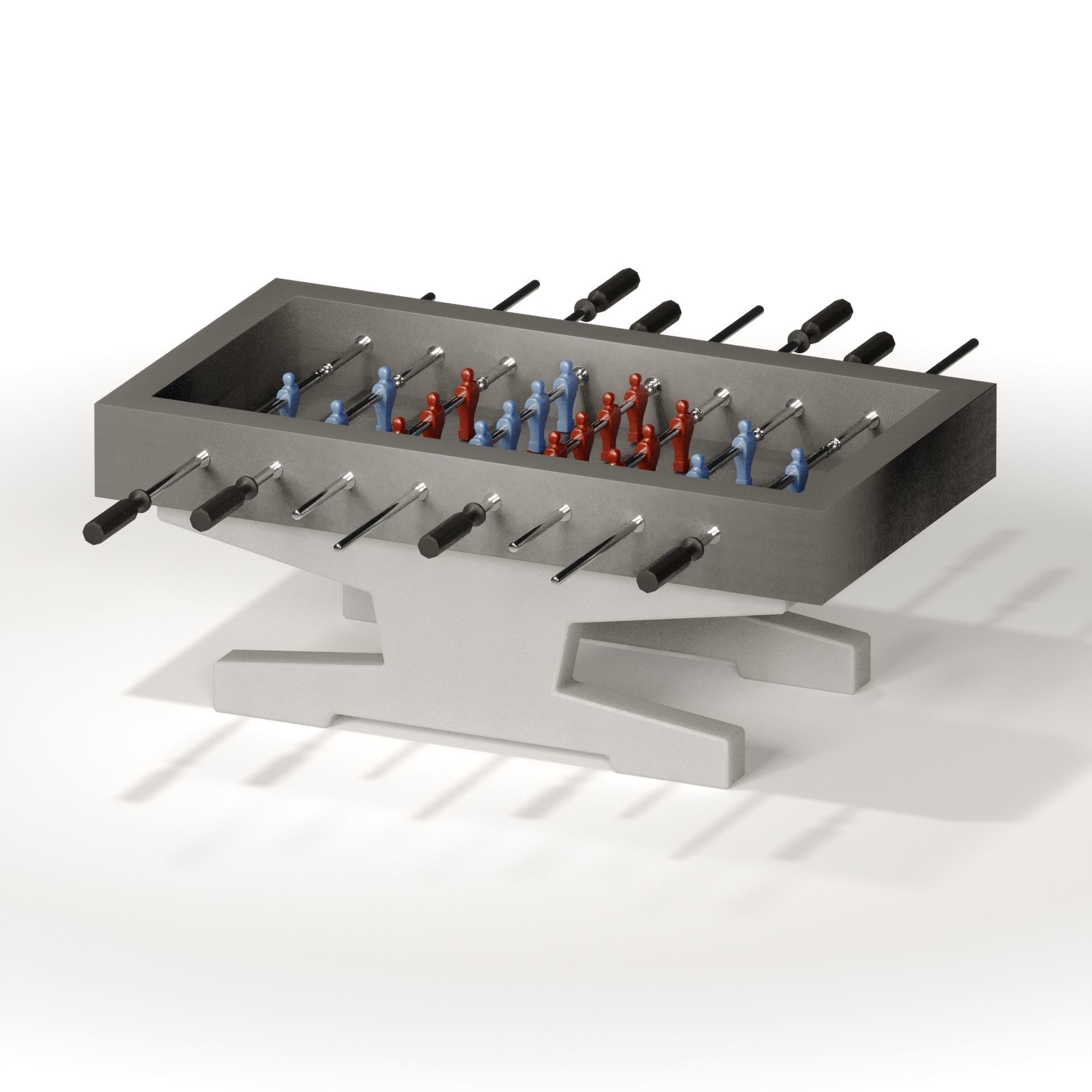 Outdoor Football Table 3D model_0