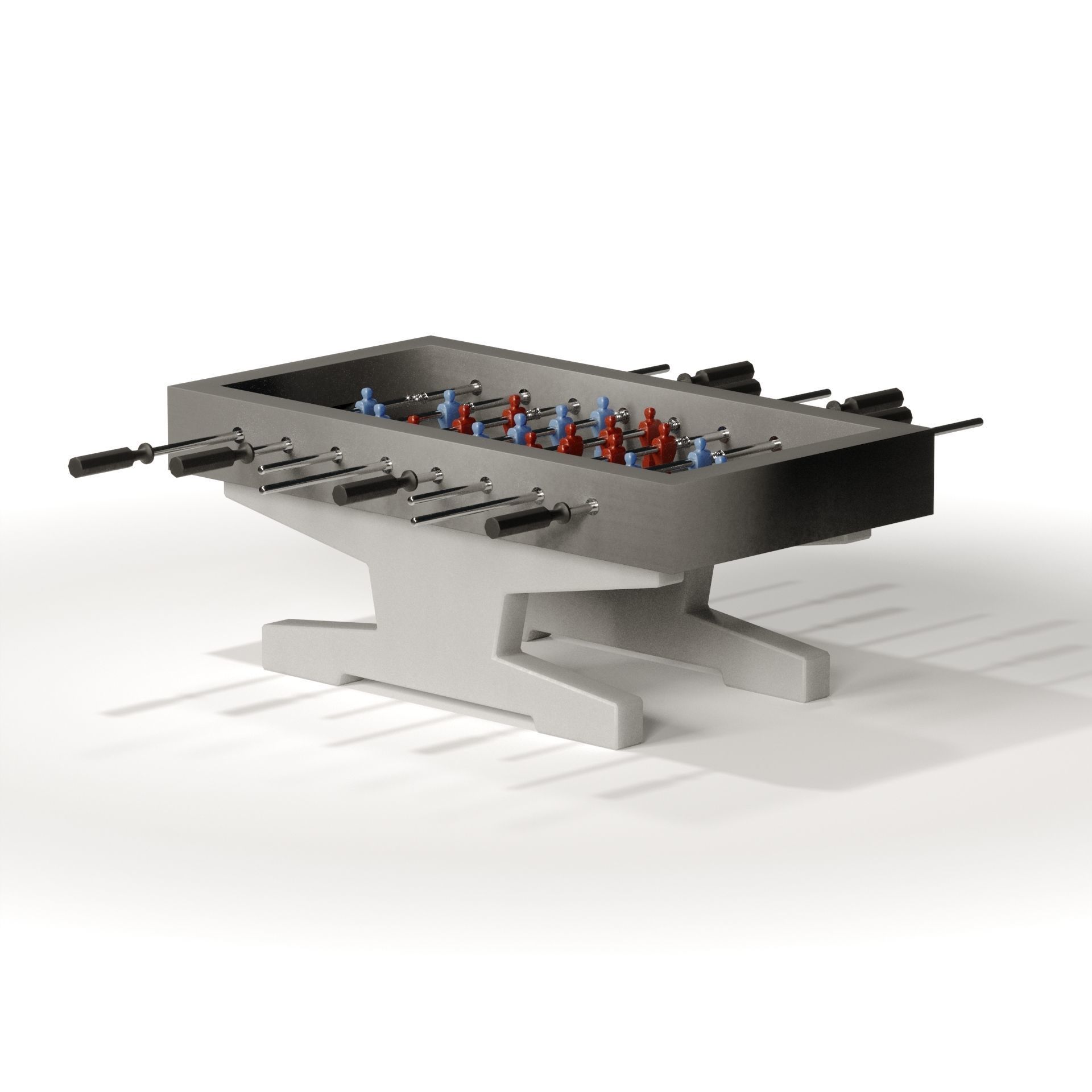 Outdoor Football Table 3D model_2