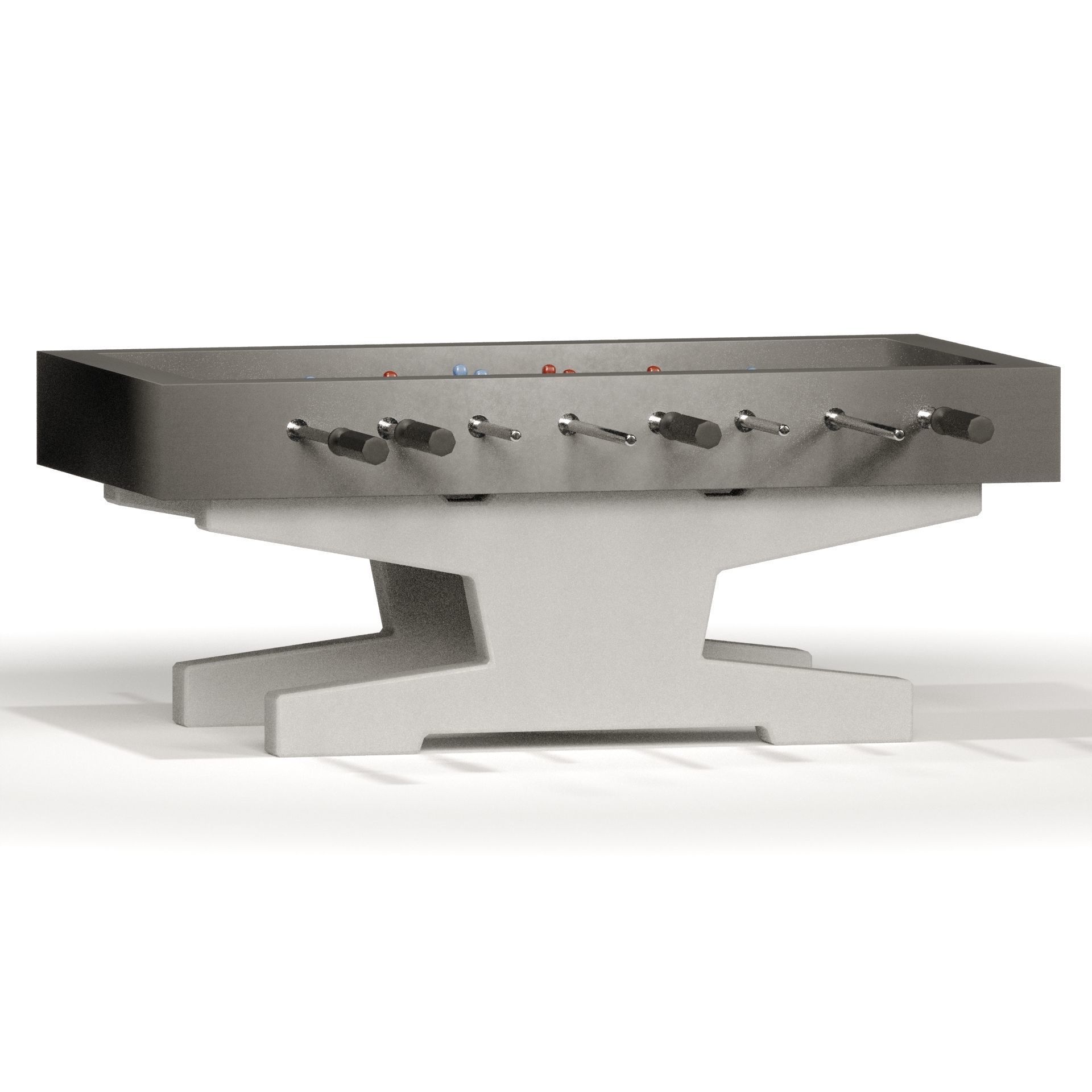 Outdoor Football Table 3D model_4