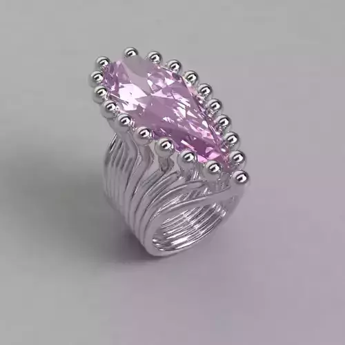 Anillo Solitario Elegante    Elegant Solitaire Ring