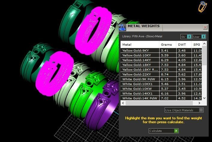 Wedding rings 3D print model_15