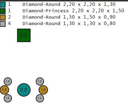 Wedding rings 3D print model_9