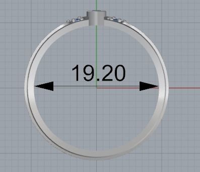 Wedding rings 3D print model_10