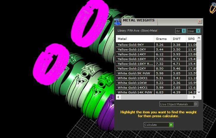 Wedding rings 3D print model_14