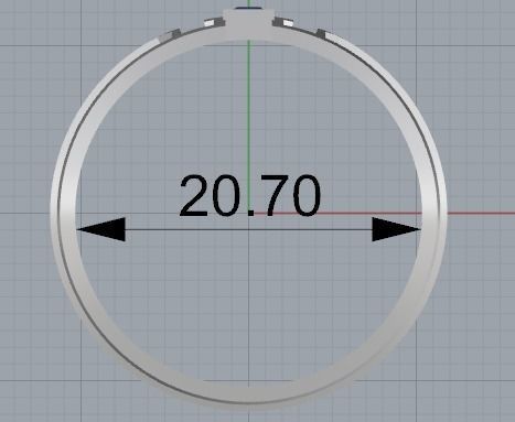 Wedding rings 3D print model_11