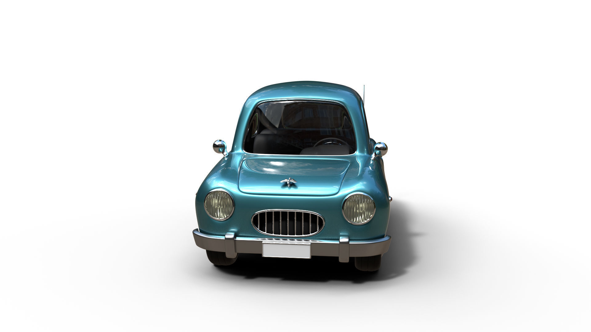 Cartoon Car Rig 3D model rigged | CGTrader