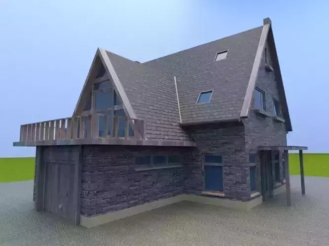old house  3D model