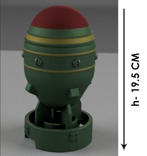 Fallout fanart bomb box 3D print model