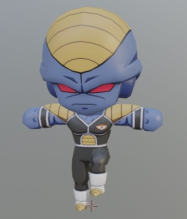Ginyu Force chibi 3D print model_7