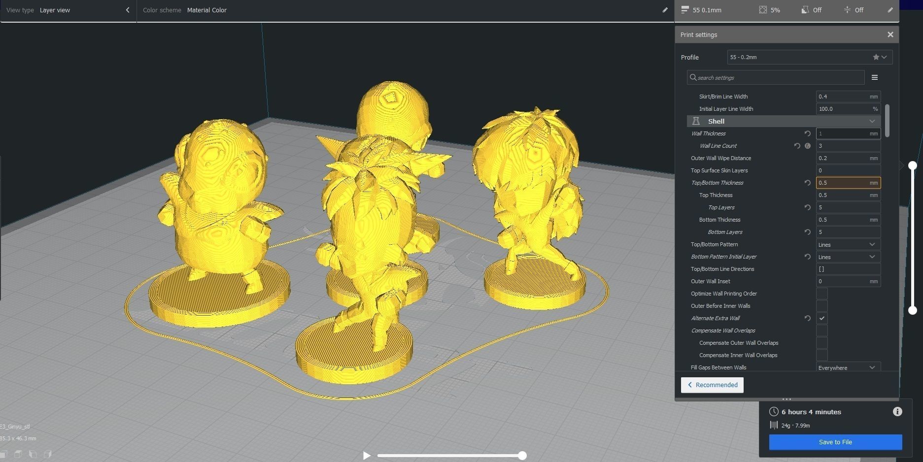 Ginyu Force chibi 3D print model_1