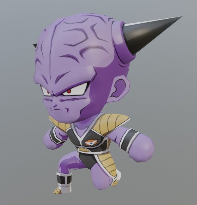 Ginyu Force chibi 3D print model_3