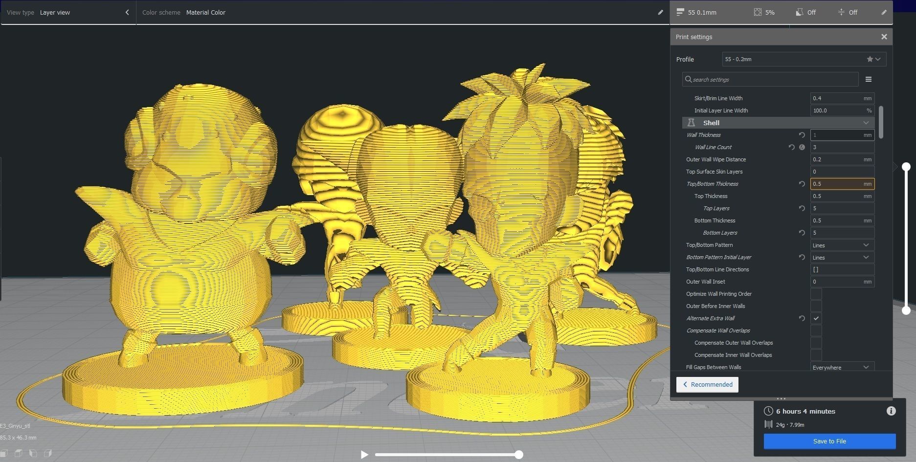 Ginyu Force chibi 3D print model_2