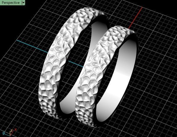 engagement ring 3D print model_11