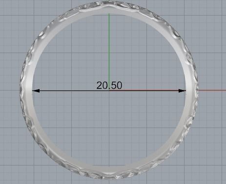 engagement ring 3D print model_7