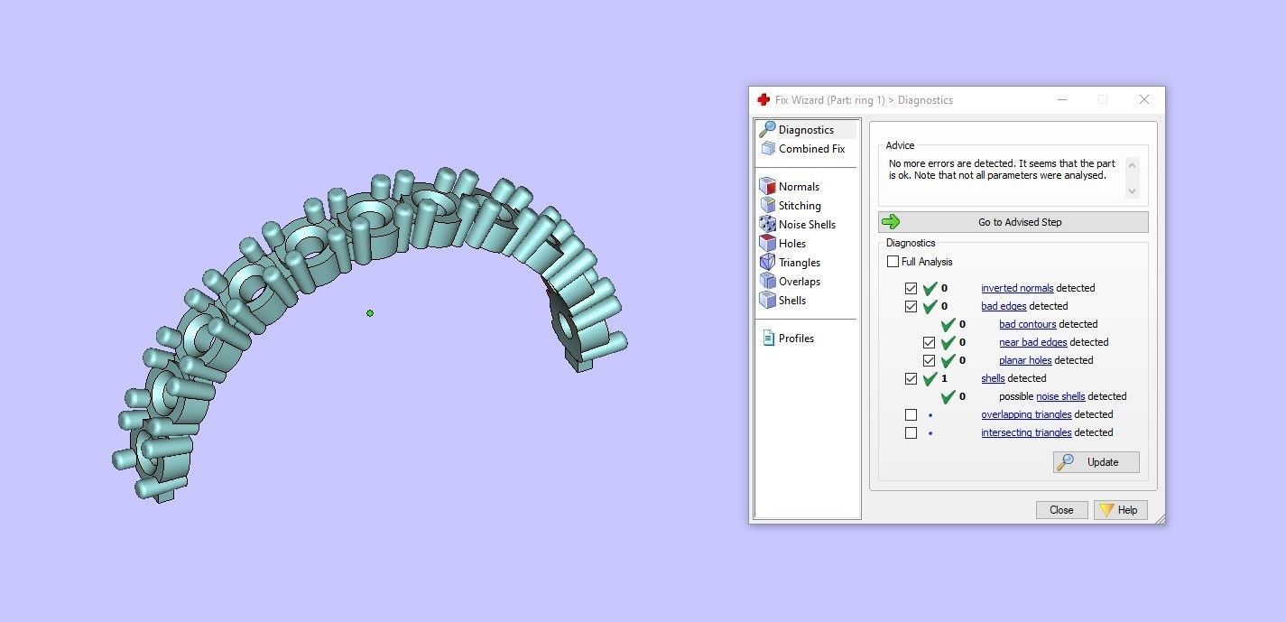 Wedding ring 3D print model_3