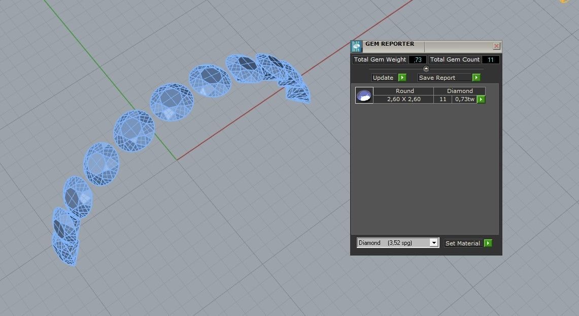 Wedding ring 3D print model_8