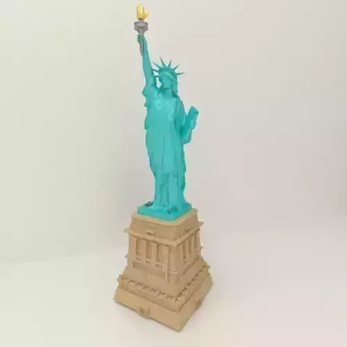 America Liberty Statue 3D model