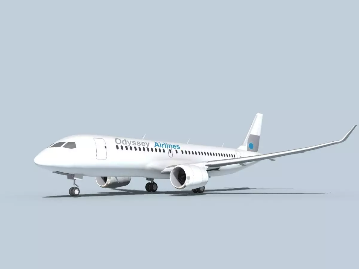 Bombardier CS100 Odyssey 3D model_0