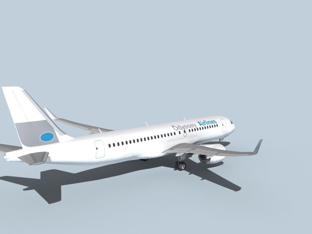 Bombardier CS100 Odyssey 3D model_5