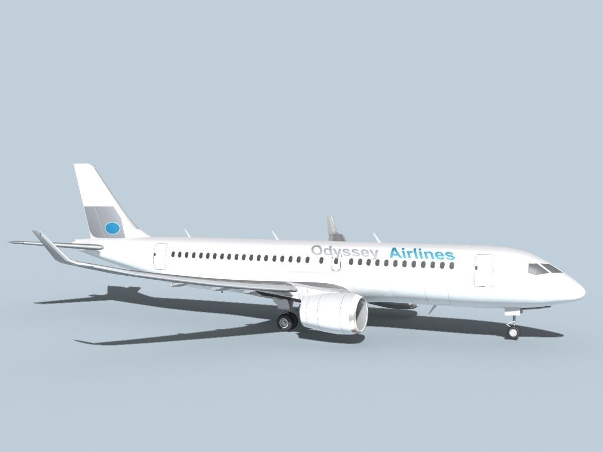 Bombardier CS100 Odyssey 3D model_3