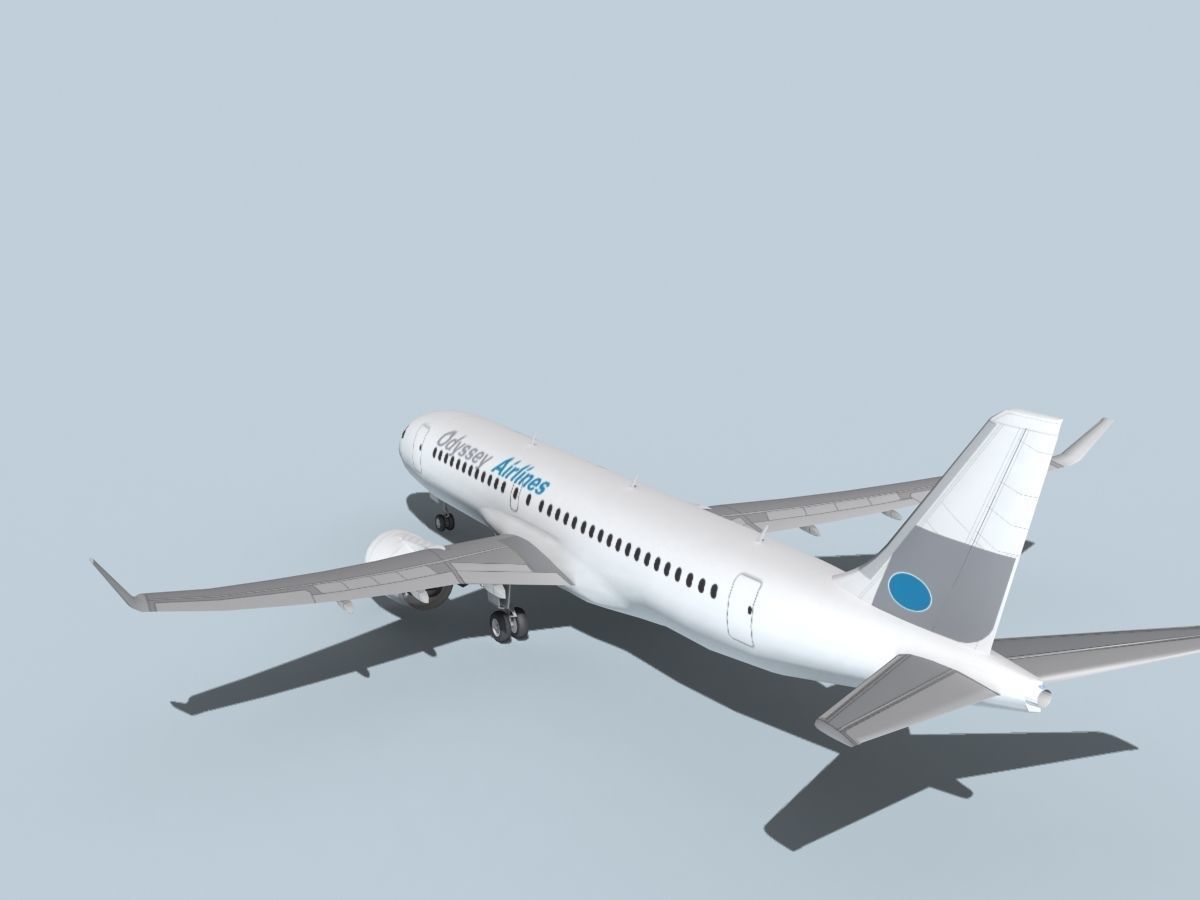 Bombardier CS100 Odyssey 3D model_7
