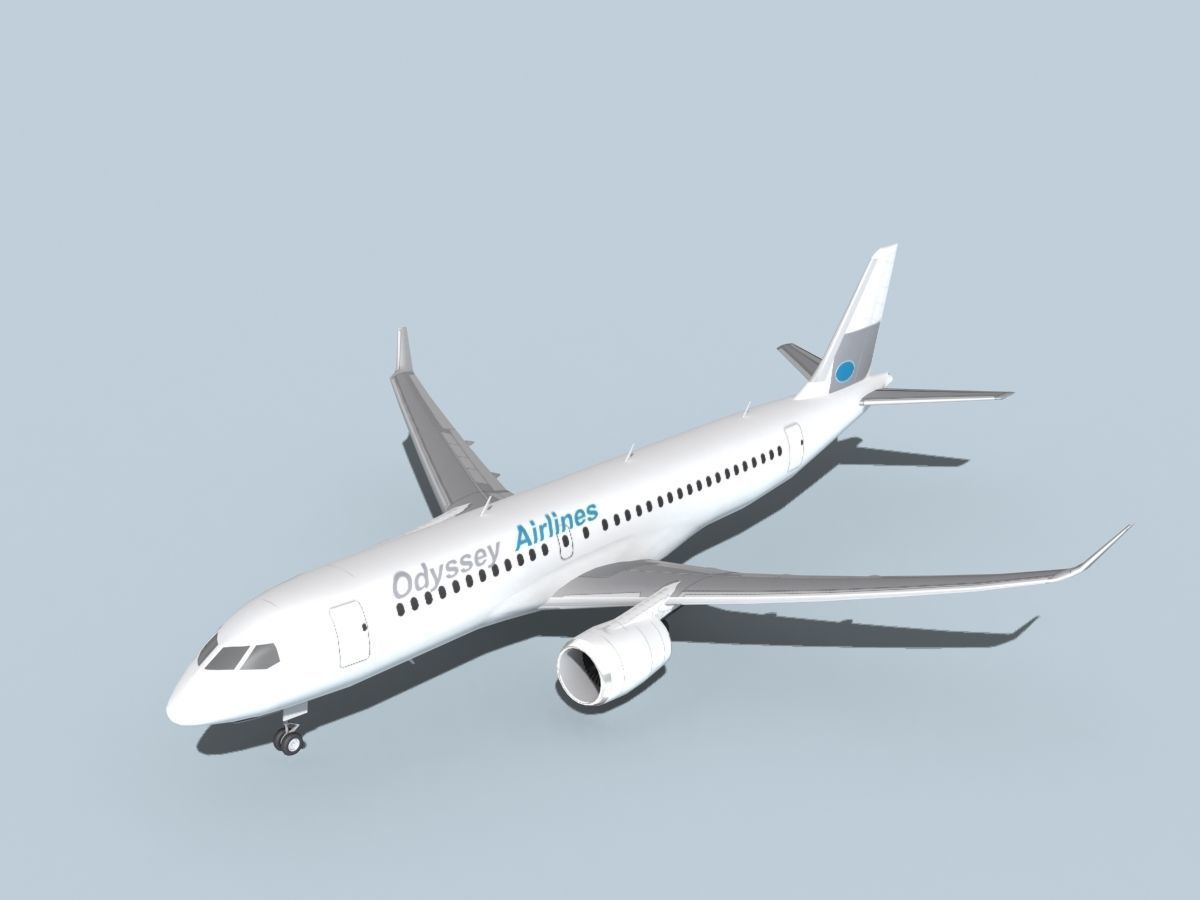 Bombardier CS100 Odyssey 3D model_10