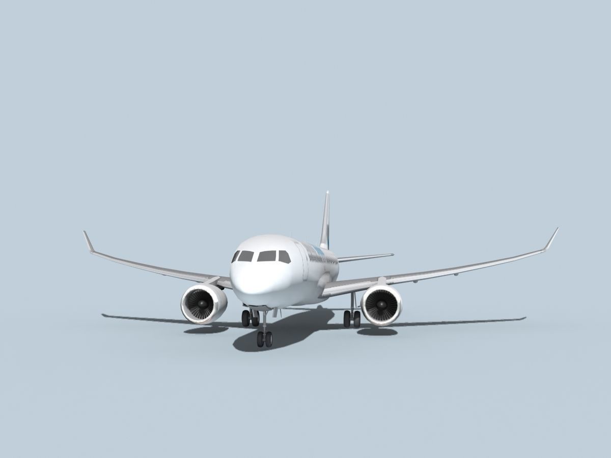Bombardier CS100 Odyssey 3D model_1
