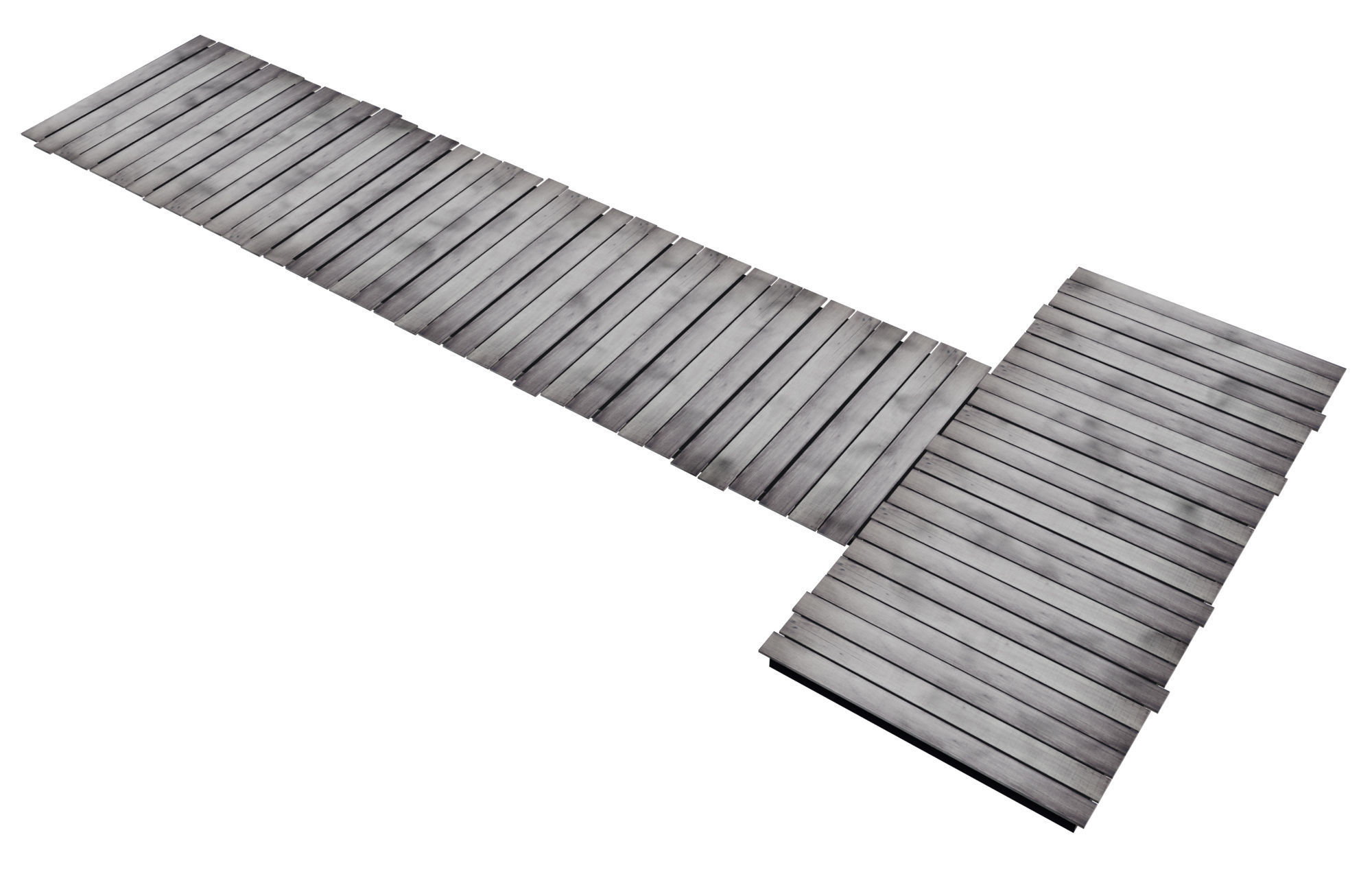 Swamp forest Low-poly 3D model_12