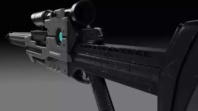 Energy or Laser Rifle Concept v02