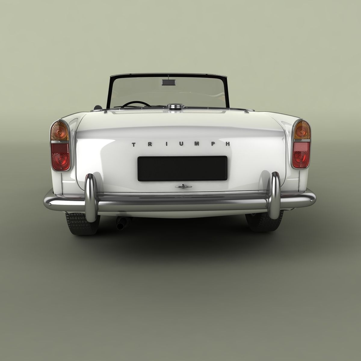 Triumph TR4 3D model_3