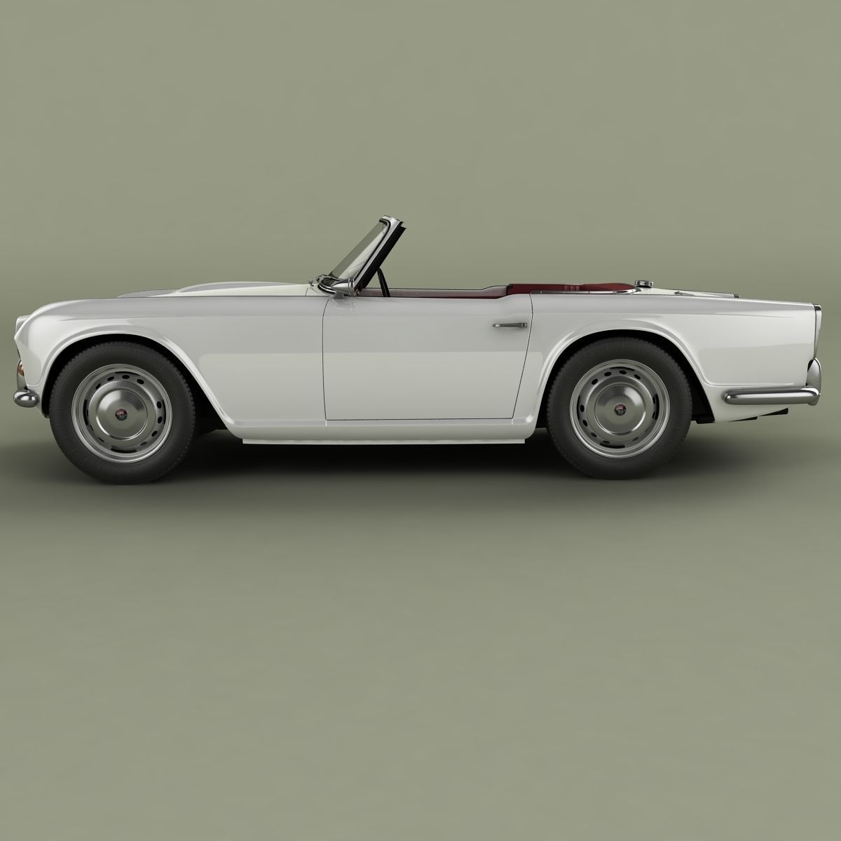 Triumph TR4 3D model_1