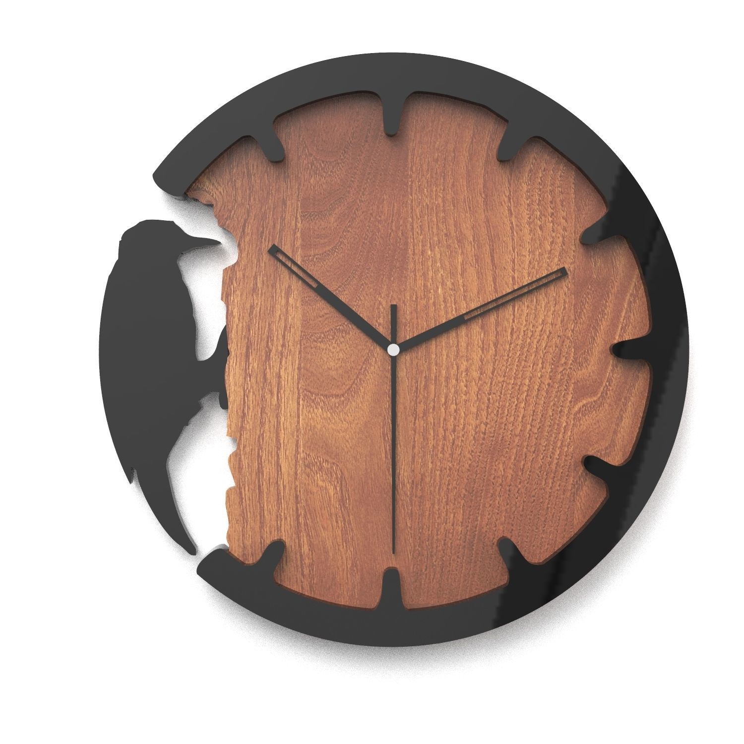Wall Clock 3D model_2