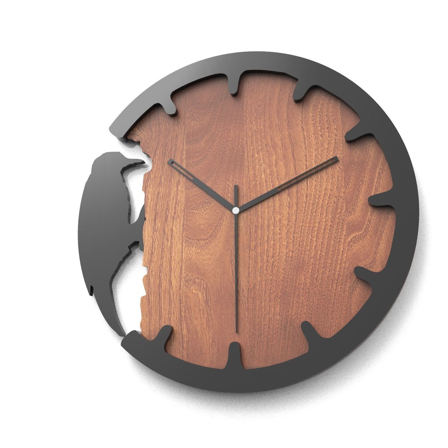 Wall Clock 3D model_3
