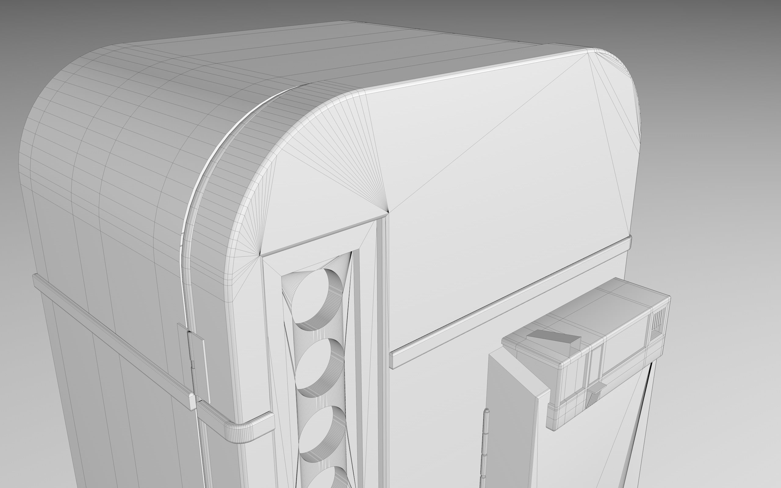 Coca Cola  Old Big   Vending Machine  design Low-poly 3D model_16