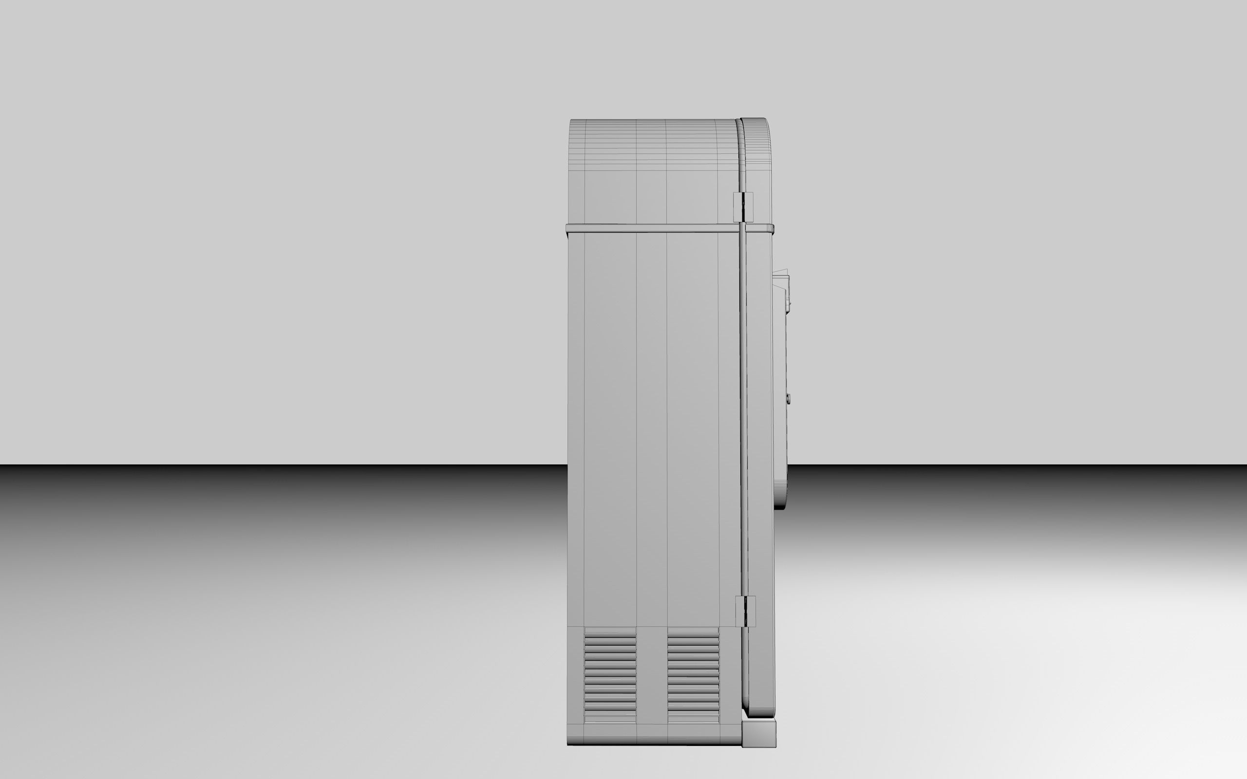 Coca Cola  Old Big   Vending Machine  design Low-poly 3D model_11