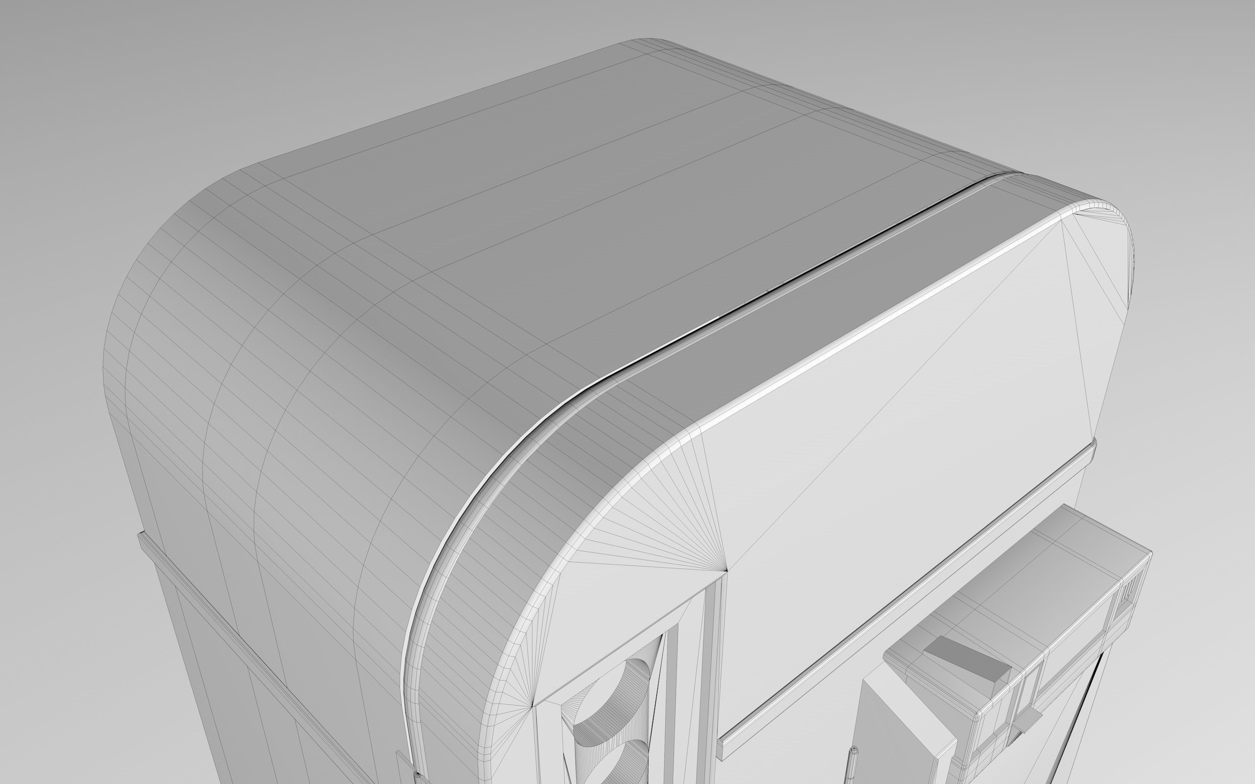 Coca Cola  Old Big   Vending Machine  design Low-poly 3D model_17