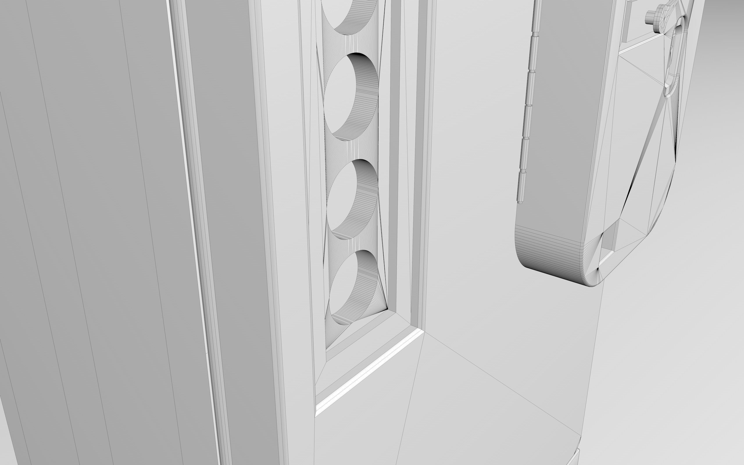 Coca Cola  Old Big   Vending Machine  design Low-poly 3D model_14