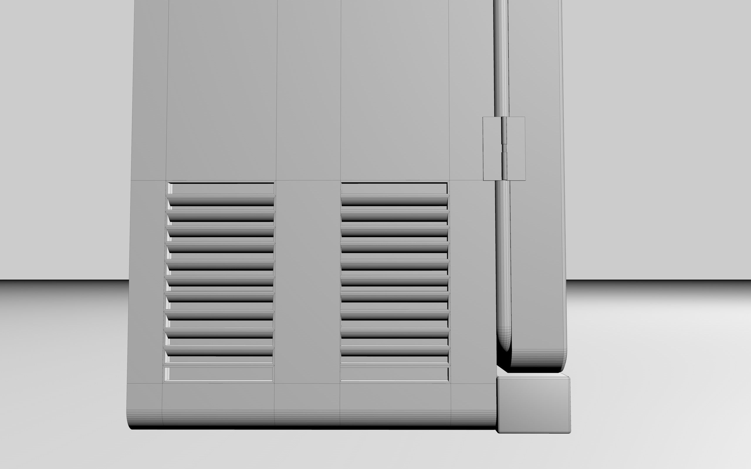 Coca Cola  Old Big   Vending Machine  design Low-poly 3D model_12