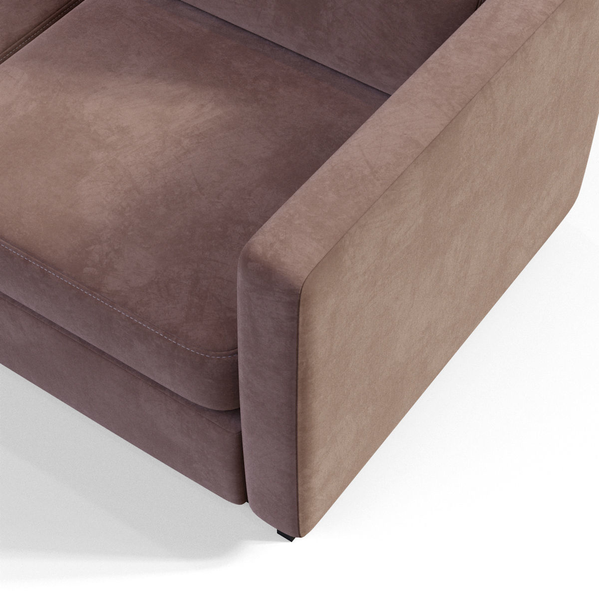 Stylish Seat three 3D model_1