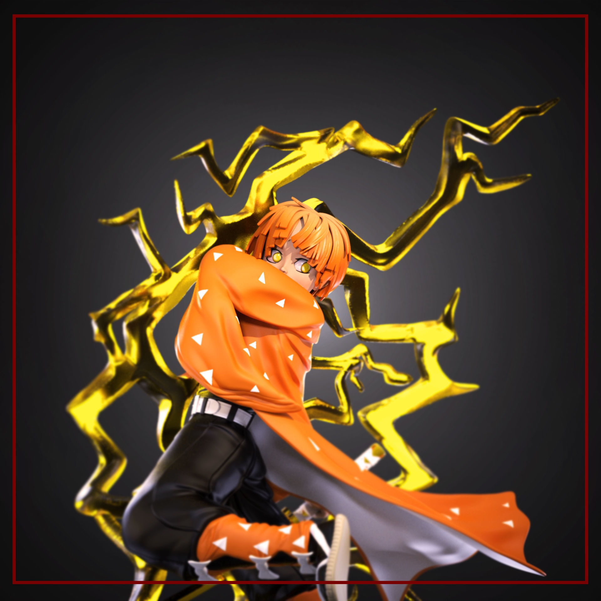 Zanitsu Agatsuma 3D print model_1