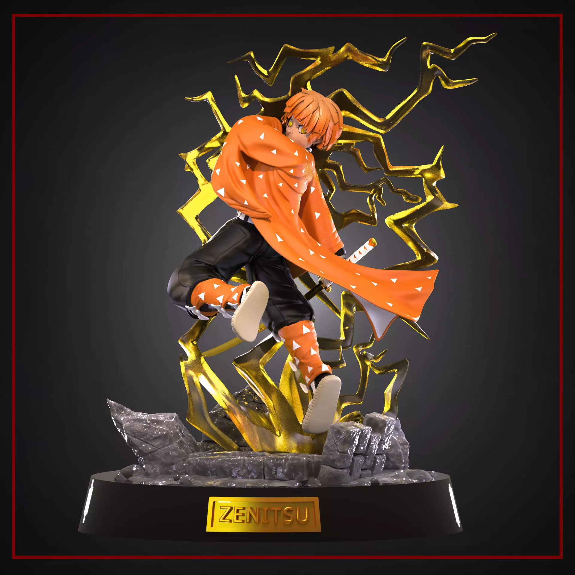 Zanitsu Agatsuma 3D print model_0