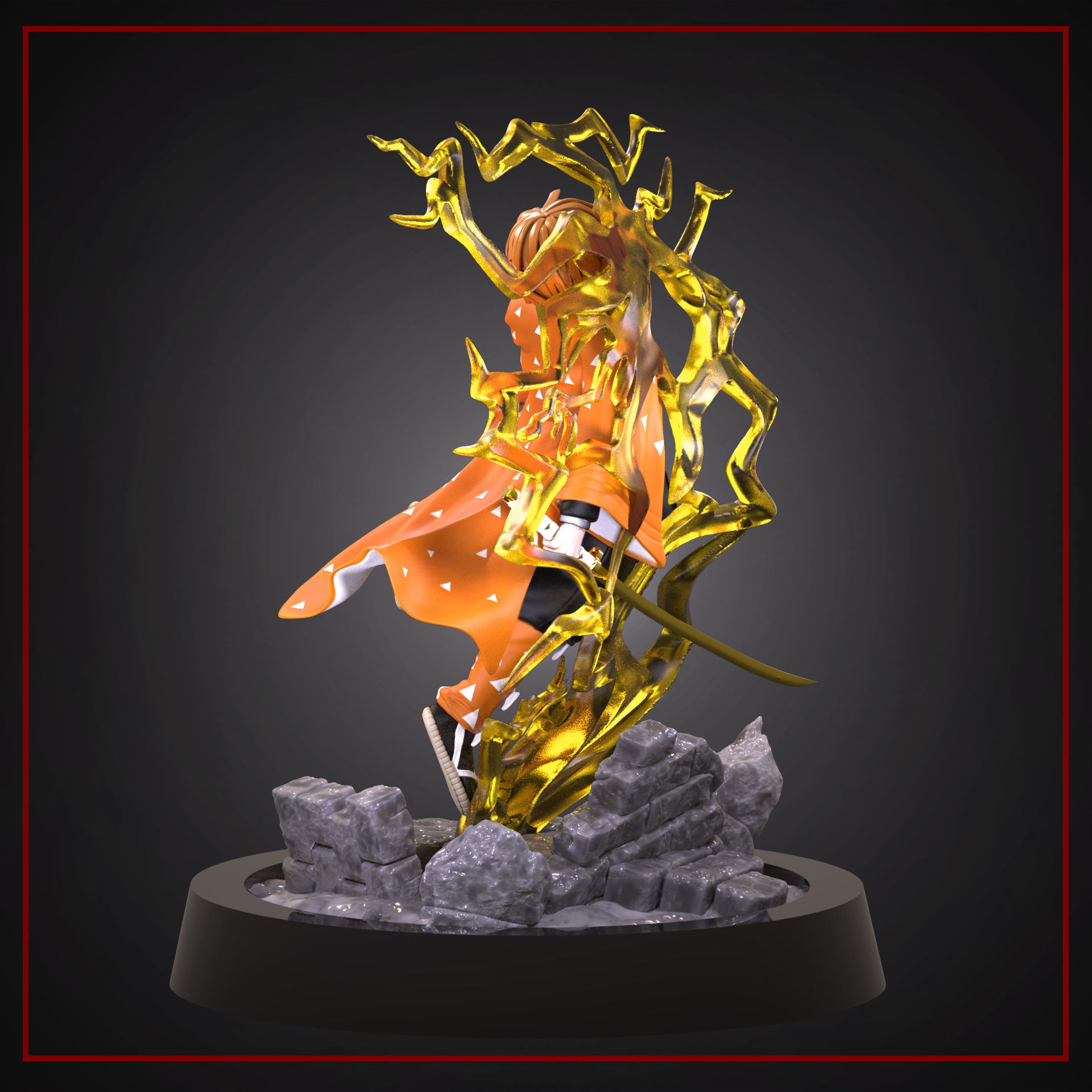 Zanitsu Agatsuma 3D print model_2