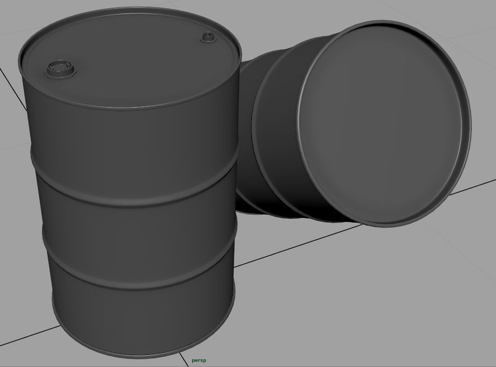 208 Oil Barrel 3D model_13